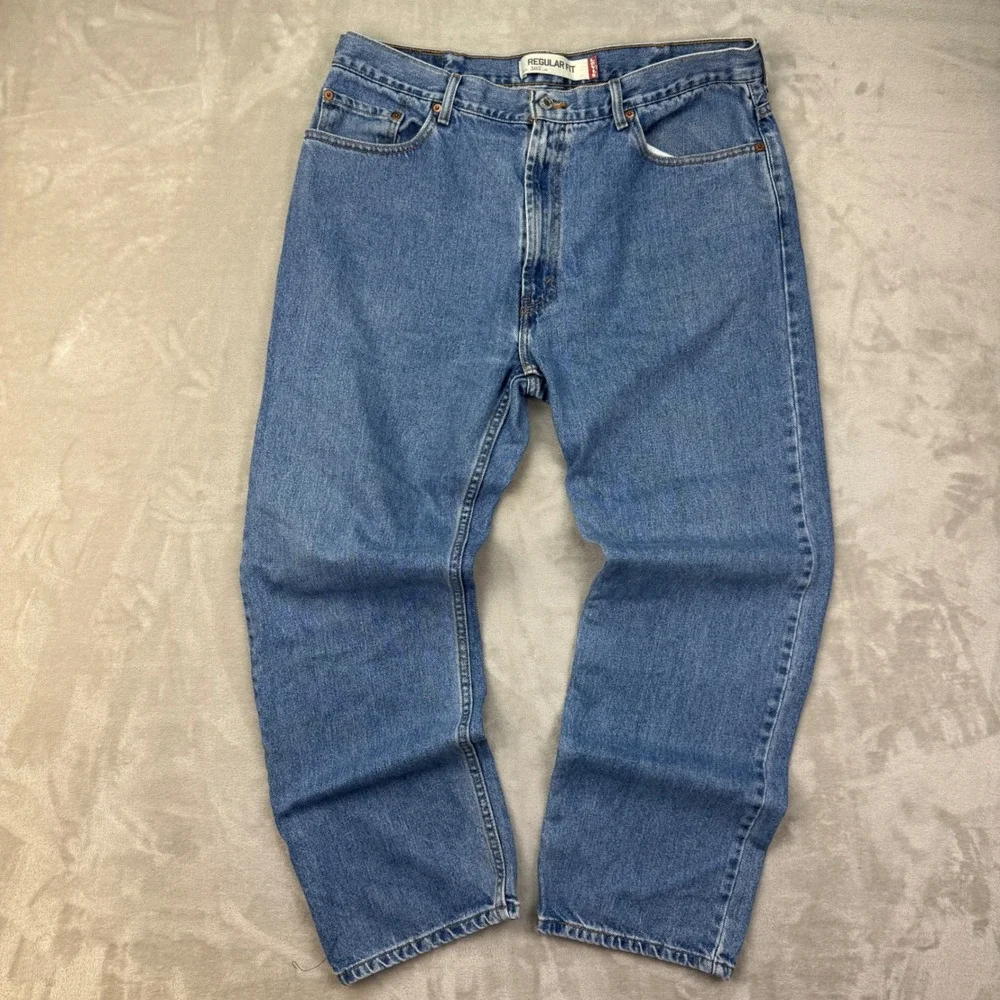 Vintage Levis 505 Jeans Mens 40x32 (Fit 36x30) Regular Straight‎ Denim Y2K 2001